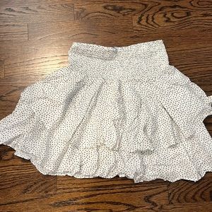Ruffle mini skirt